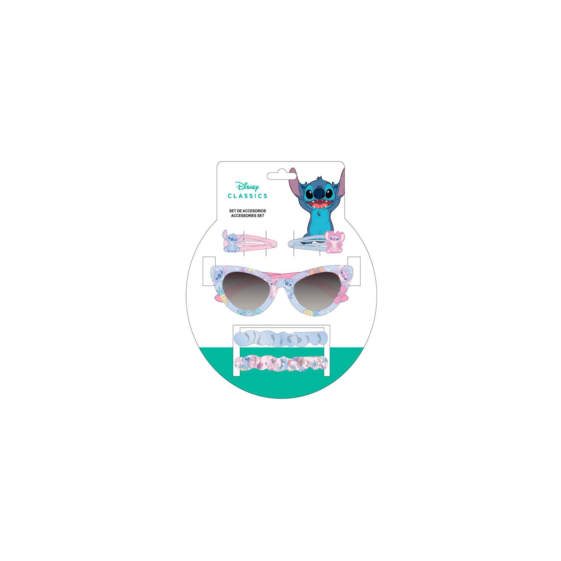 Set belleza + gafas sol Stitch Disney