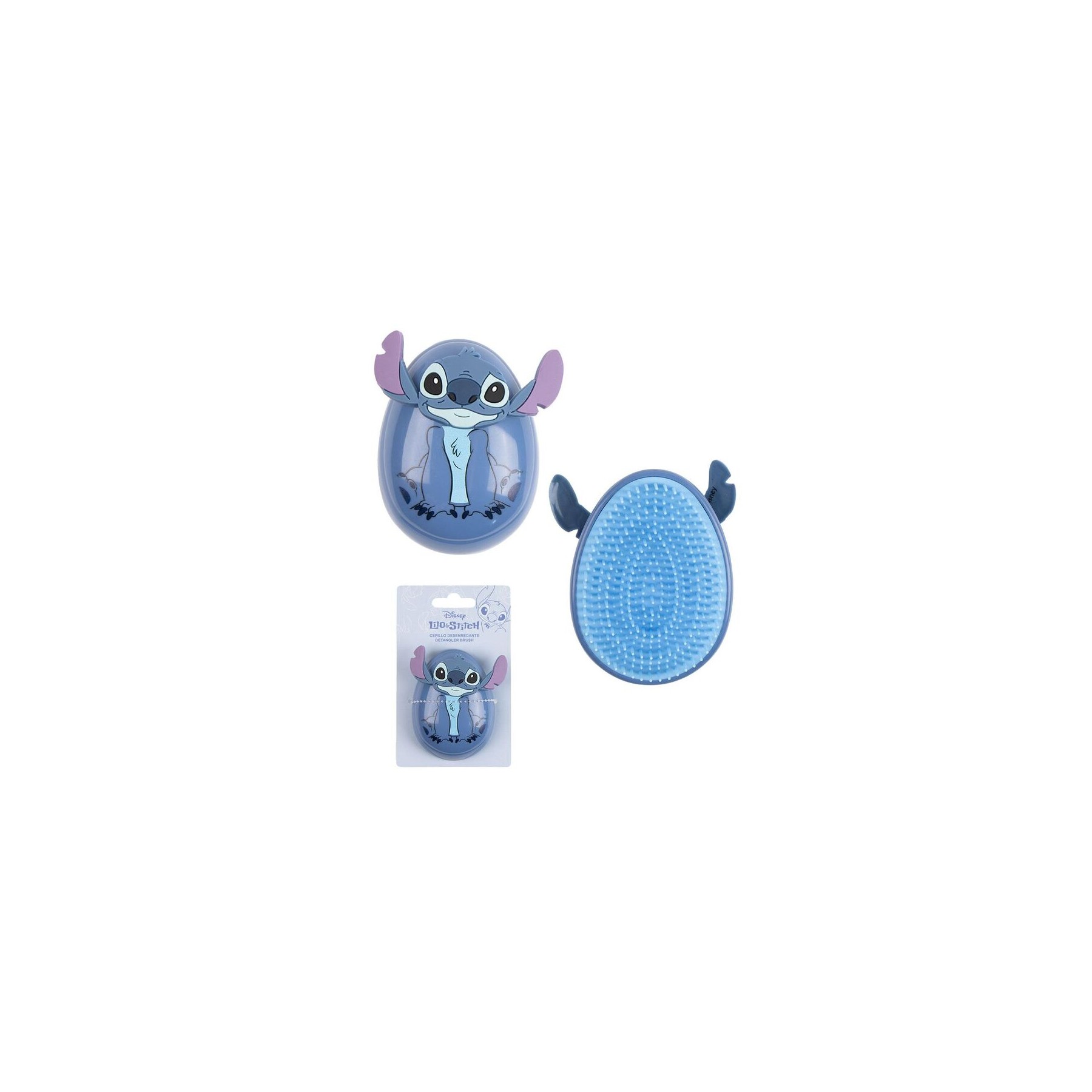 Cepillo pelo desenredante Stitch Disney
