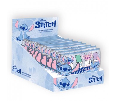 Set 4 subrayadores Stitch Disney surtido