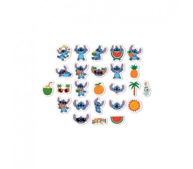 Blister 25 Gomas de borrar Stitch Disney