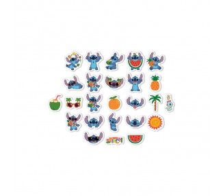 Blister 25 Gomas de borrar Stitch Disney