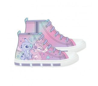 Zapatillas loneta Stitch Disney luces