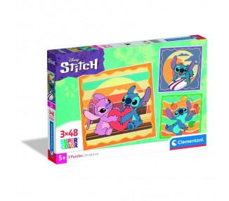 Puzzle Stitch Disney 3x48pzs