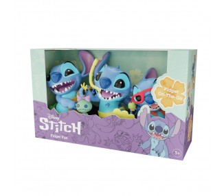 Blister 3 figuras Fidget Stitch Disney