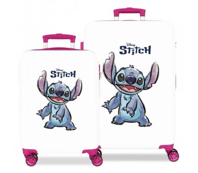 Set 2 Maletas trolley ABS Adorable Stitch Disney