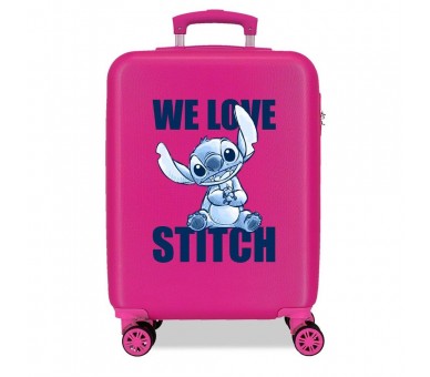 Maleta trolley ABS We Love Stitch Disney 55cm