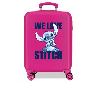 Maleta trolley ABS We Love Stitch Disney 55cm