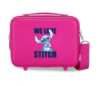 Neceser ABS We Love Stitch Disney adaptable