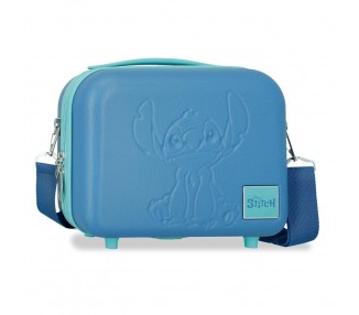 Neceser ABS Azulon Stitch Disney adaptable