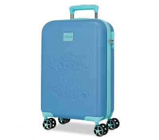 Maleta trolley ABS Azulon Stitch Disney 55cm