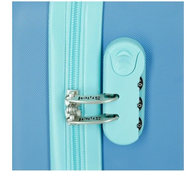 Maleta trolley ABS Azulon Stitch Disney 55cm