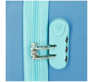 Maleta trolley ABS Azulon Stitch Disney 55cm