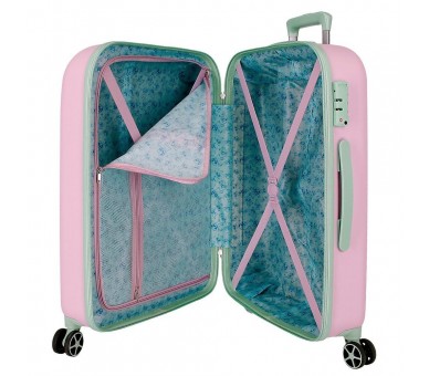 Maleta trolley ABS Malva Stitch Disney 60cm