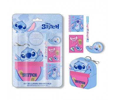 Set papaleria Mini Mochila Stitch Disney