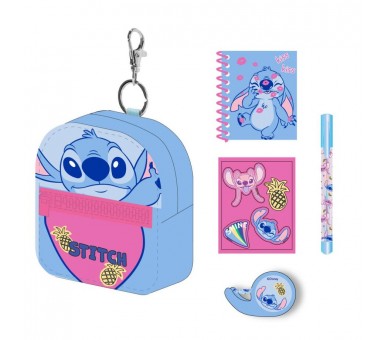 Set papaleria Mini Mochila Stitch Disney