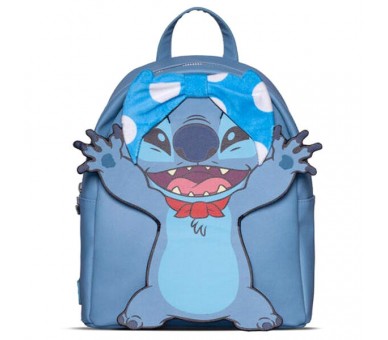 Mochila Superhero Stitch Disney 26cm