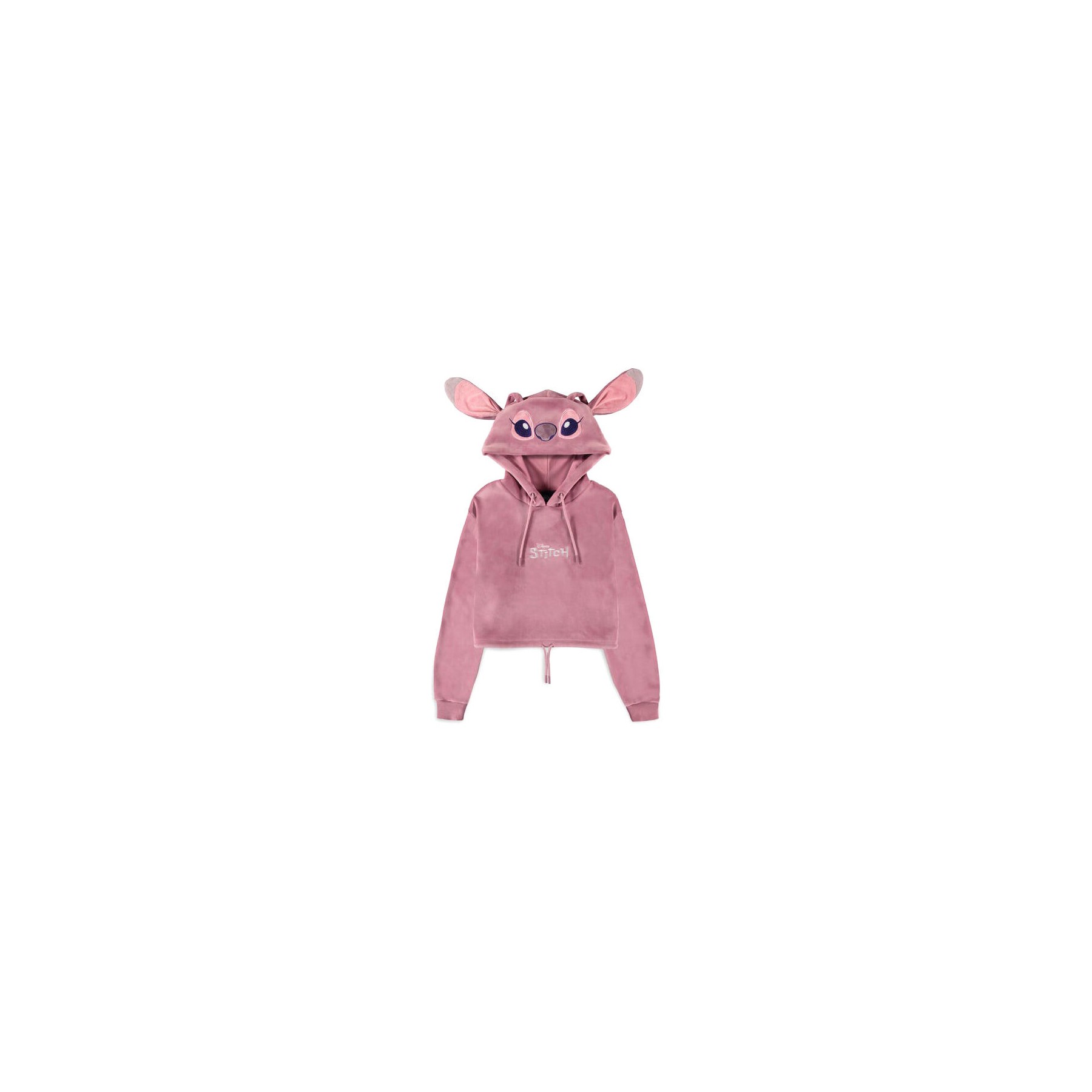 Sudadera capucha cropped Angel Stitch Disney