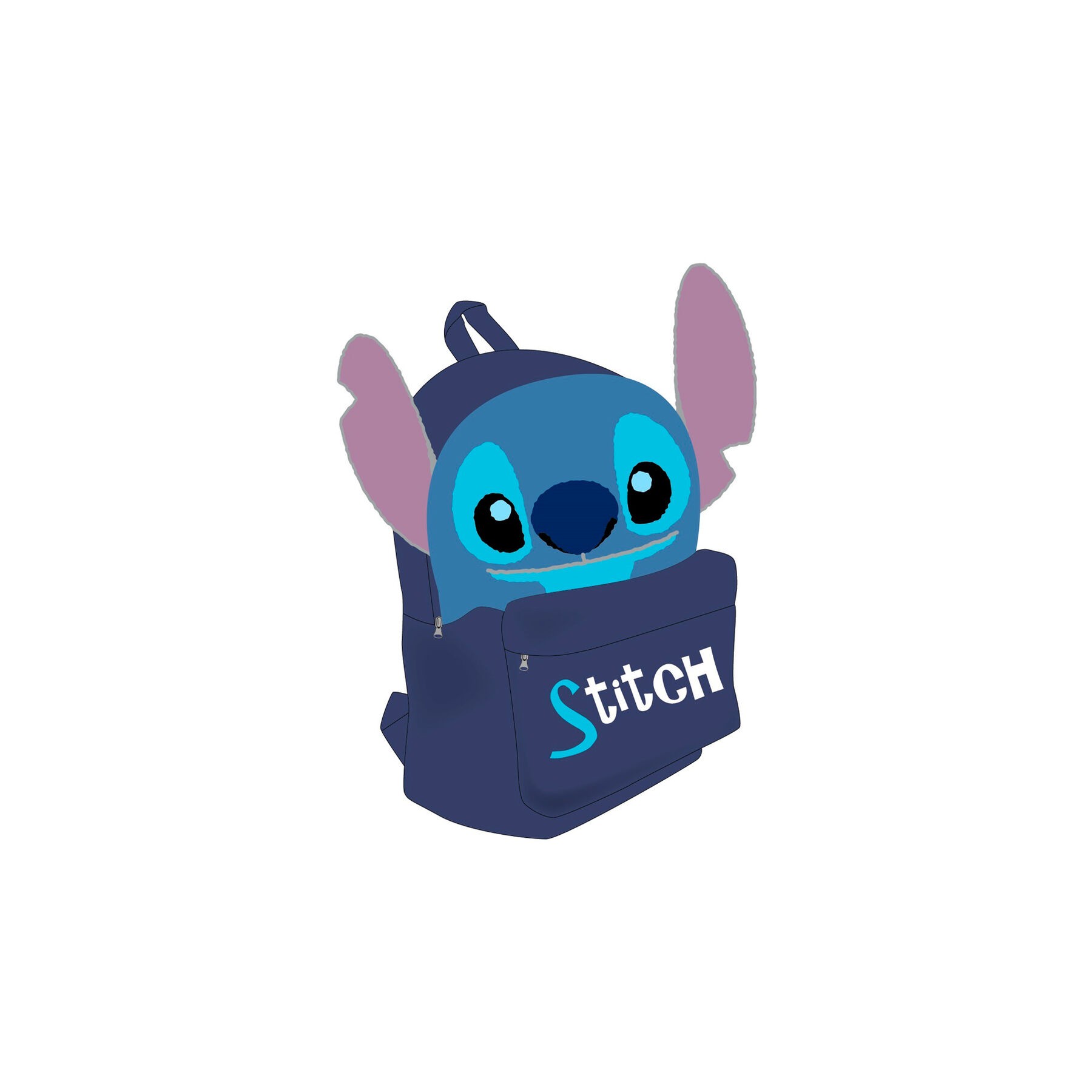 Mochila Stitch Disney 30cm