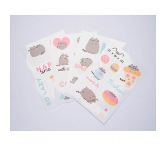 Set pegatinas reutilizables Pusheen