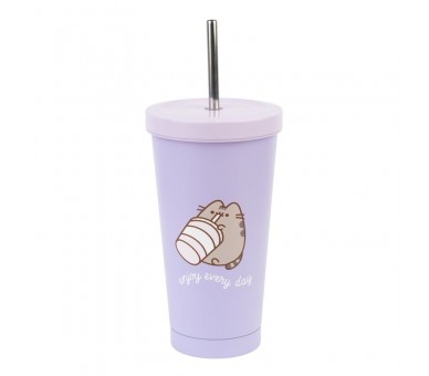 Vaso pajita Moments Pusheen 550ml