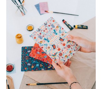 Set 3 cuadernos A5 Viva la Vida Frida Kahlo