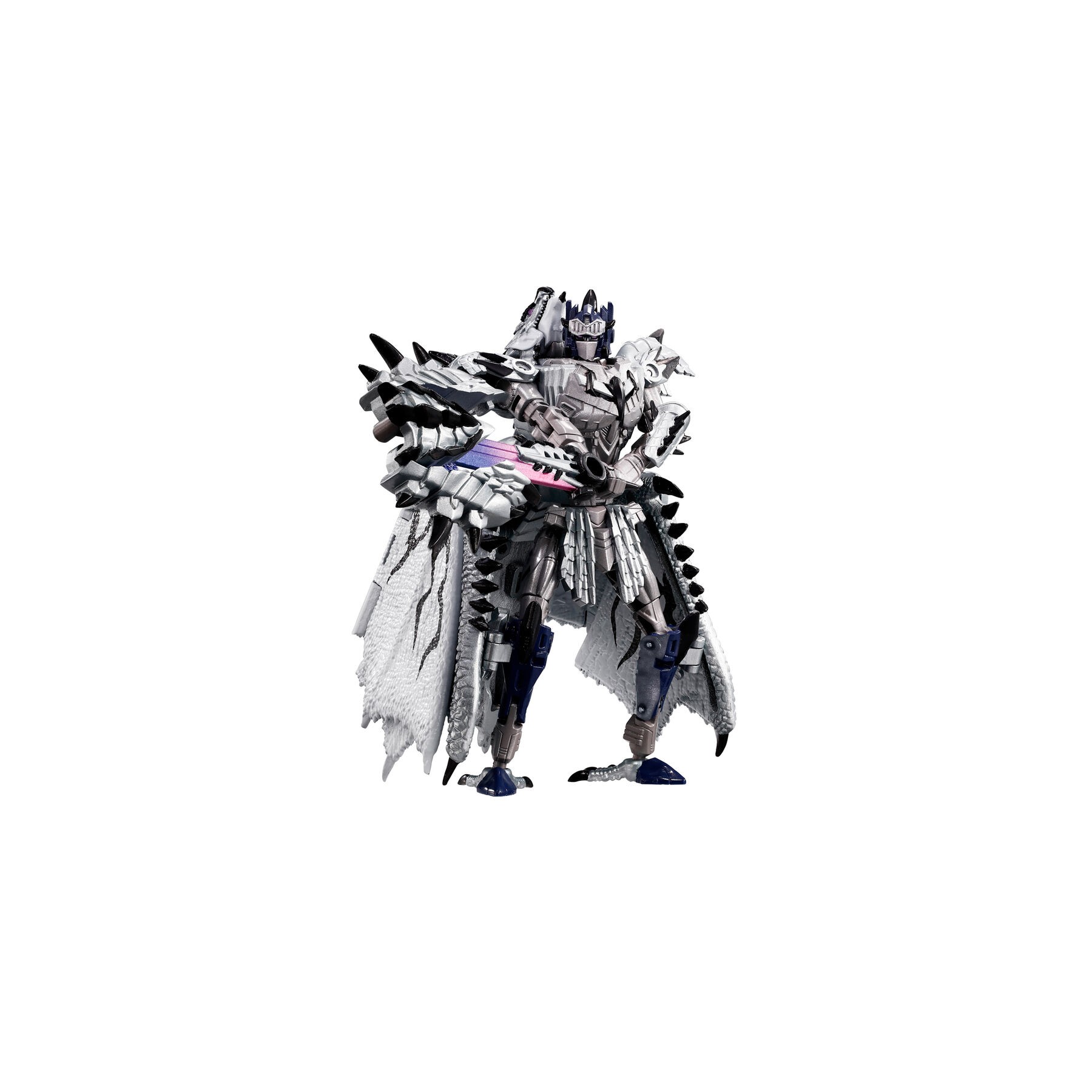 Figura Silver Rathalos Prime Monster Hunter Transformers 13cm