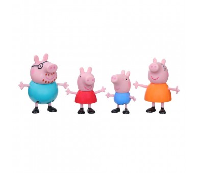 Blister 4 figuras Familia Peppa Pig