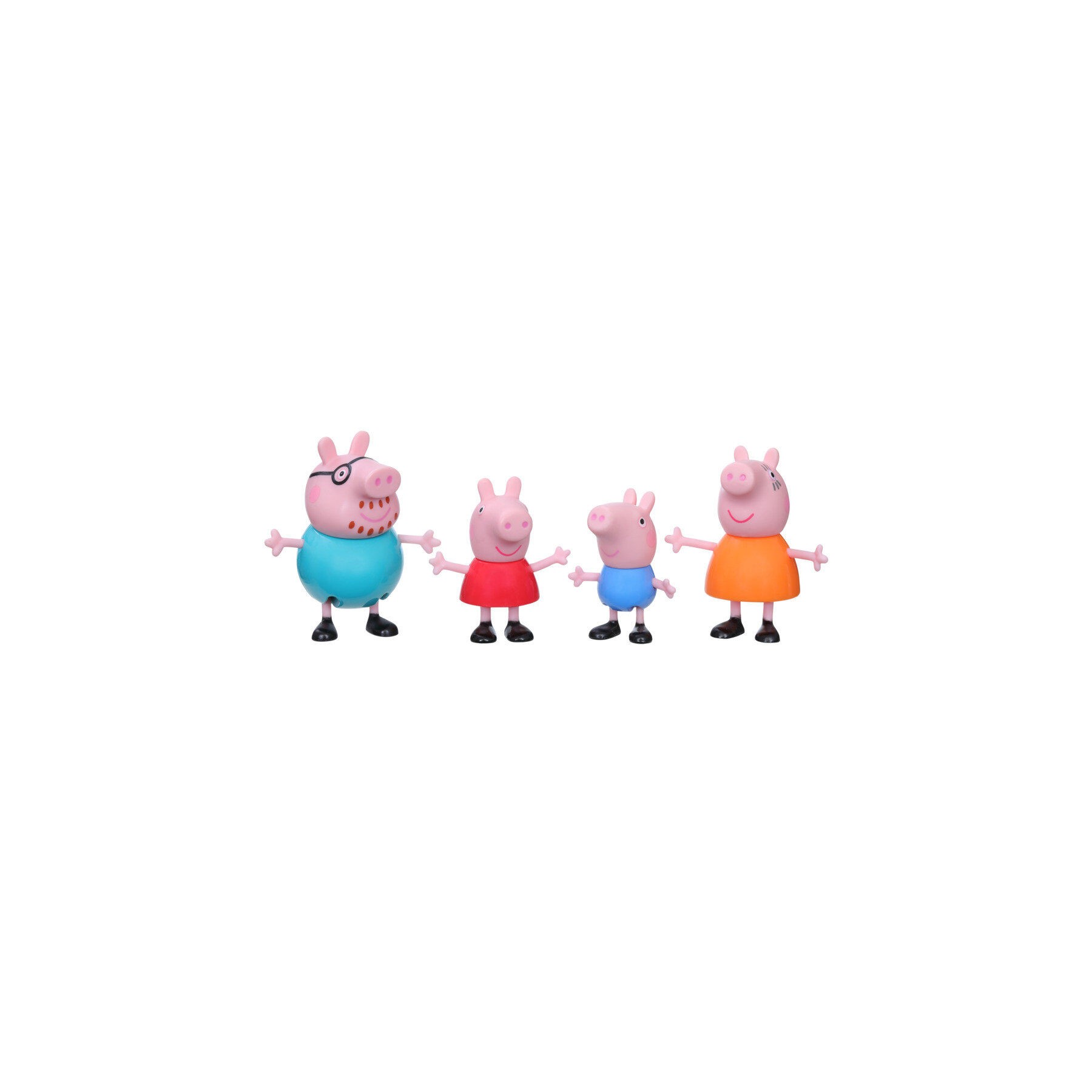 Blister 4 figuras Familia Peppa Pig
