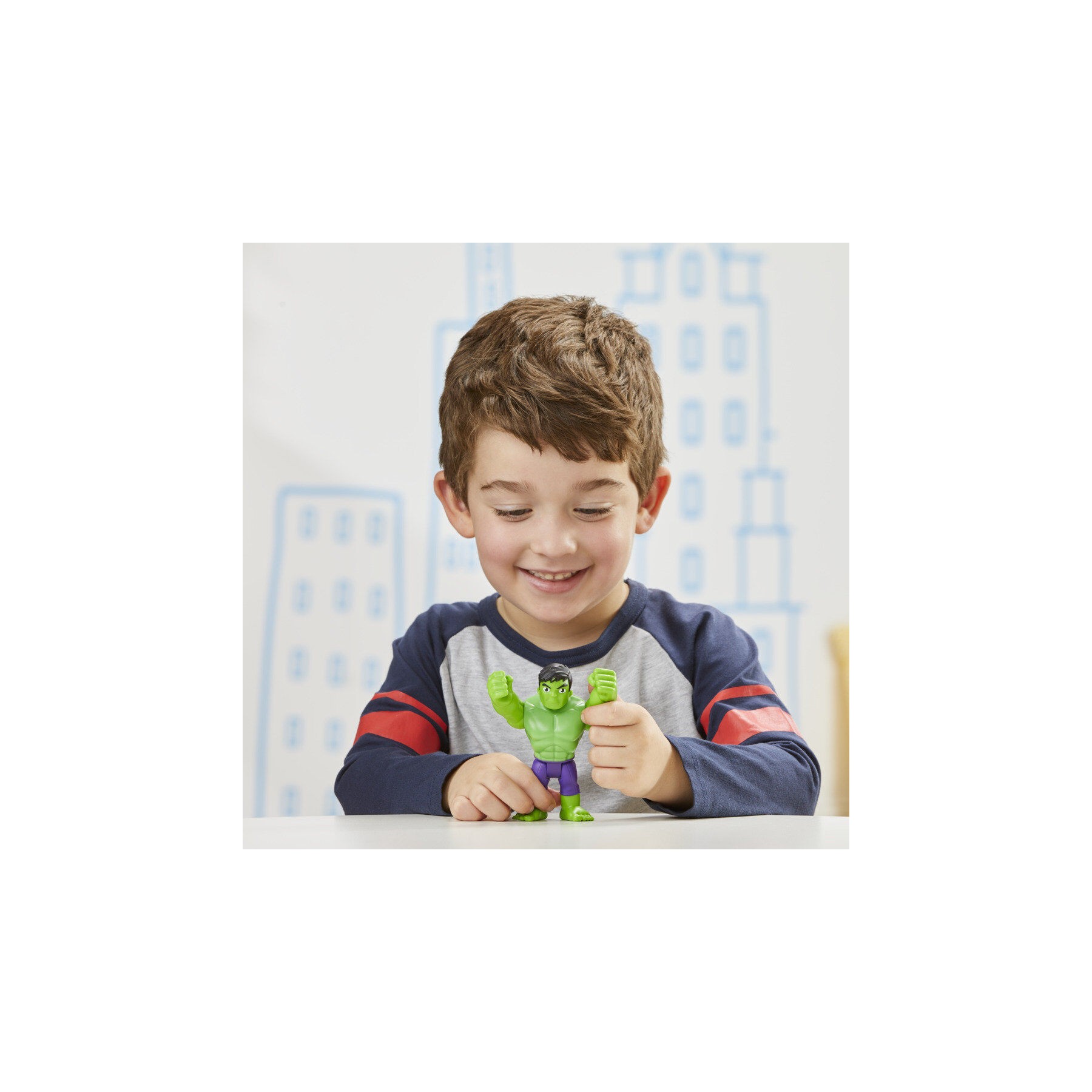 Figura Hulk Spidey and His Amazing Friends Marvel 10cm