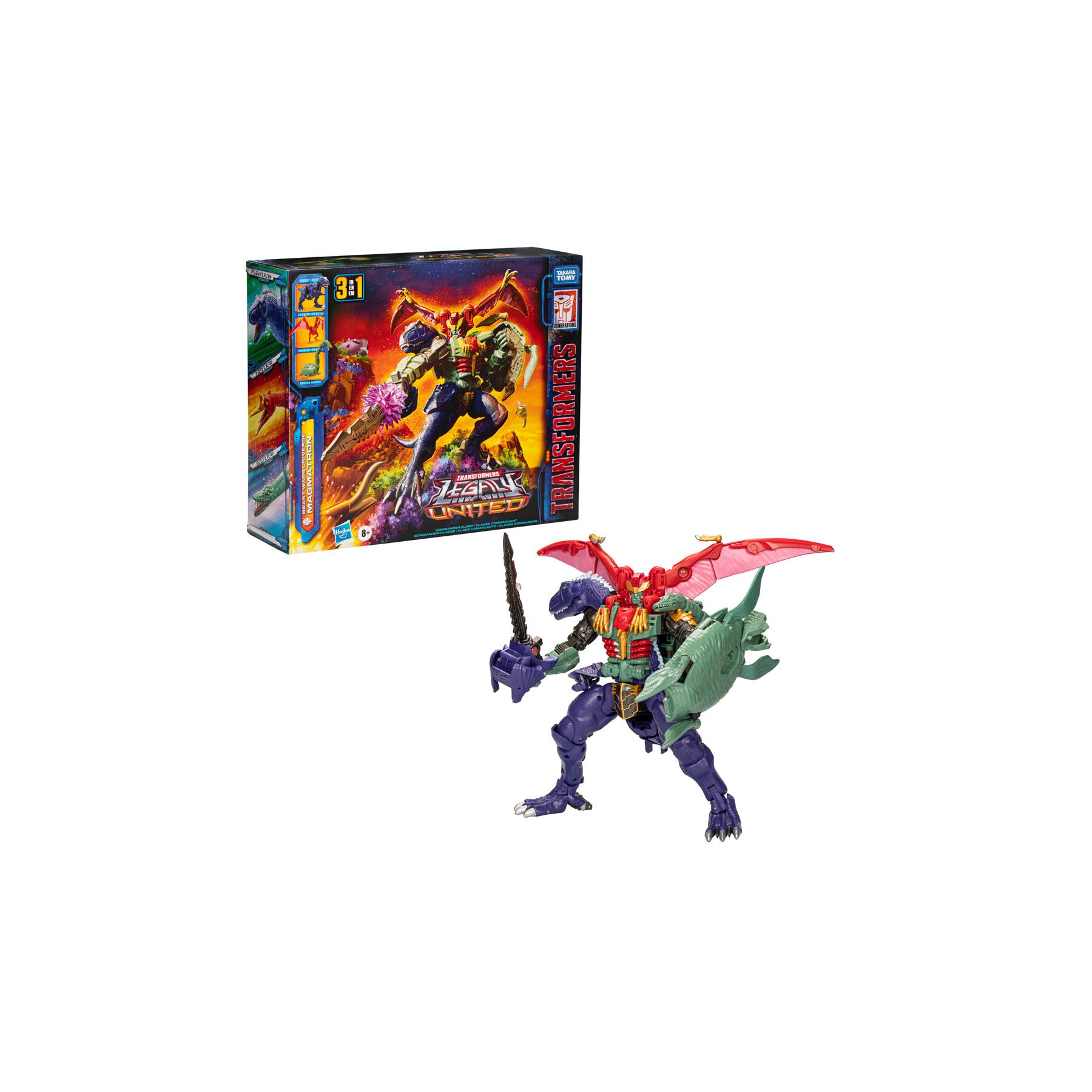 Figura Magmatron Beast Wars Universe Commander Class Legacy United Transformers 25cm