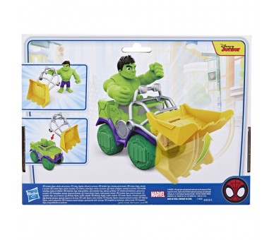 Set Camion demoledor + figura Hulk Spidey and His Amazing Friends Marvel