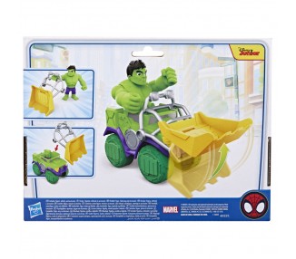 Set Camion demoledor + figura Hulk Spidey and His Amazing Friends Marvel