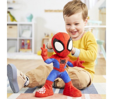 Muñeco peluche Spidey Baila y Gatea Spidey and His Amazing Friends Marvel