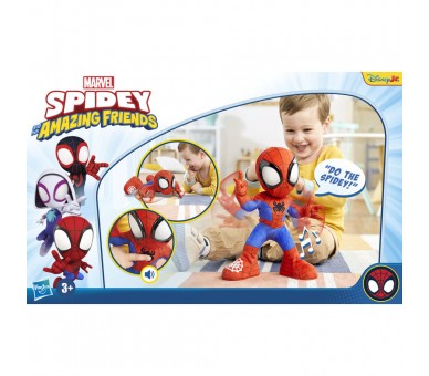 Muñeco peluche Spidey Baila y Gatea Spidey and His Amazing Friends Marvel
