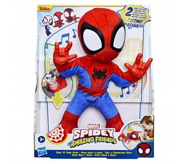 Muñeco peluche Spidey Baila y Gatea Spidey and His Amazing Friends Marvel