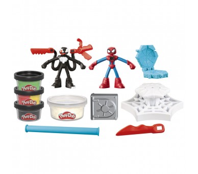 Lanza y atrapa Spiderman Marvel Play-Doh