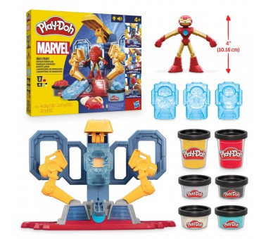 Laboratorio de armaduras Iron Man Marvel Play-Doh