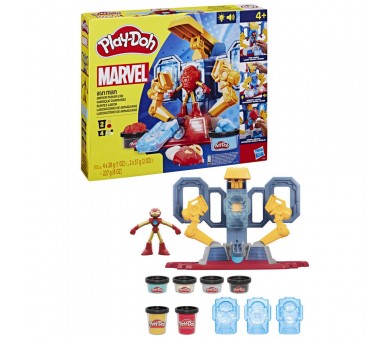 Laboratorio de armaduras Iron Man Marvel Play-Doh