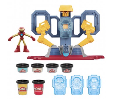 Laboratorio de armaduras Iron Man Marvel Play-Doh