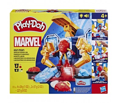 Laboratorio de armaduras Iron Man Marvel Play-Doh