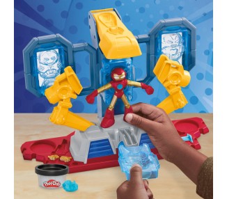 Laboratorio de armaduras Iron Man Marvel Play-Doh