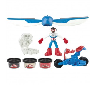 Moto cortadora del Capitan America Marvel Play-Doh