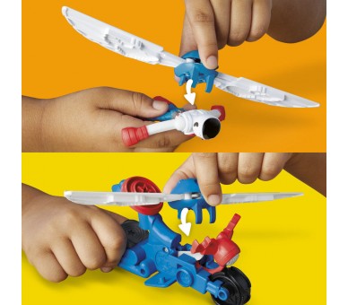 Moto cortadora del Capitan America Marvel Play-Doh