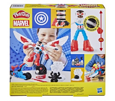 Moto cortadora del Capitan America Marvel Play-Doh