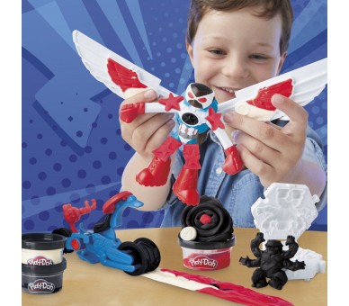 Moto cortadora del Capitan America Marvel Play-Doh