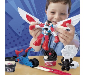 Moto cortadora del Capitan America Marvel Play-Doh