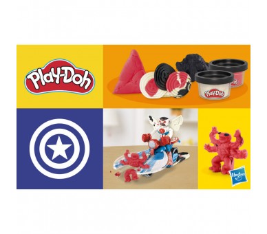 Moto cortadora del Capitan America Marvel Play-Doh
