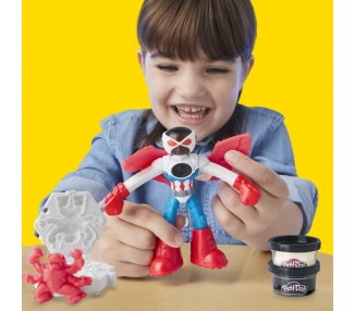 Moto cortadora del Capitan America Marvel Play-Doh