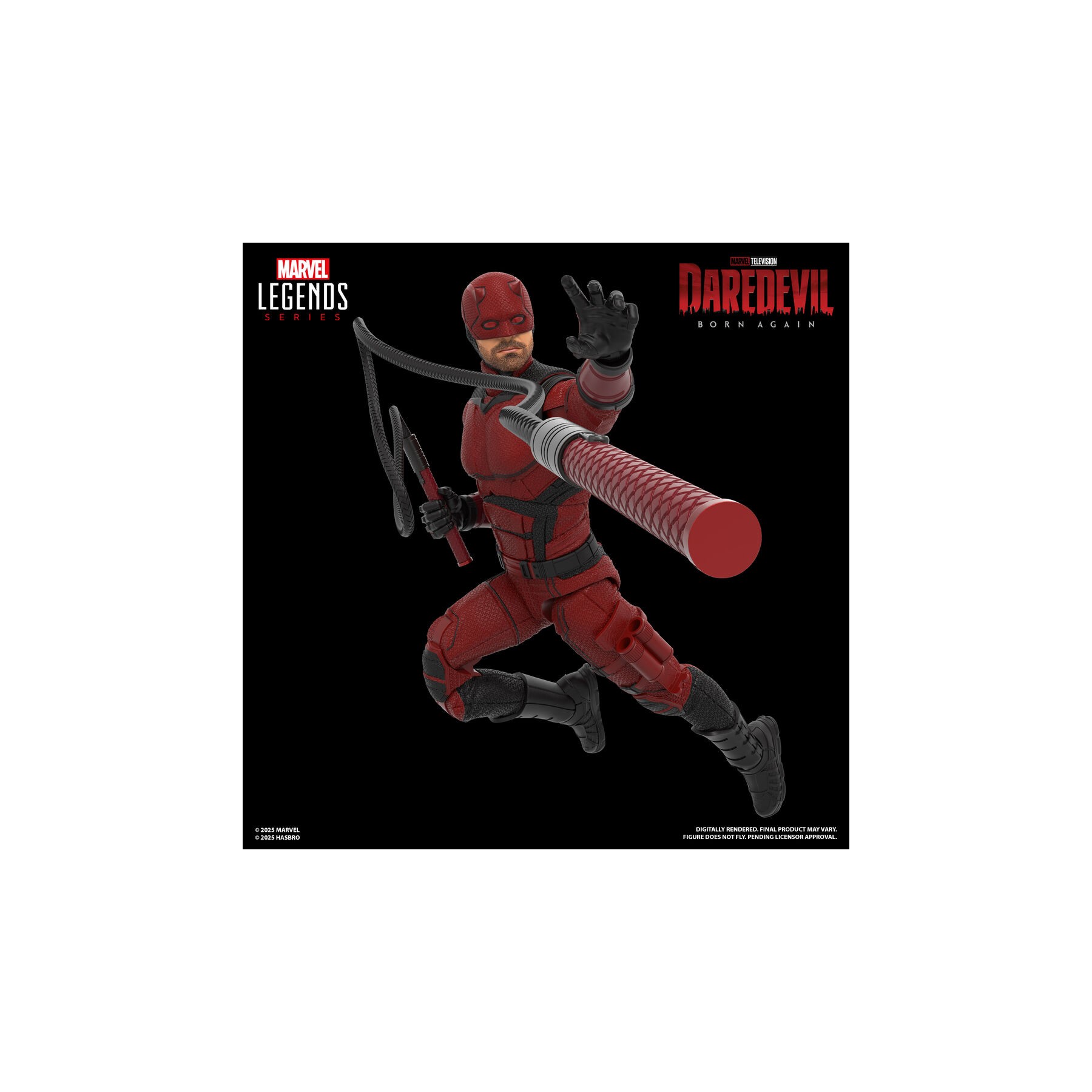 Figura Daredevil Born Again Daredevil Marvel Legends 15cm