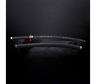 Replica Nichirin Sword Tanjiro Kamado Kyojuro Rengokus Sword Guard Demon Slayer Kimetsu no Yaiba 88cm